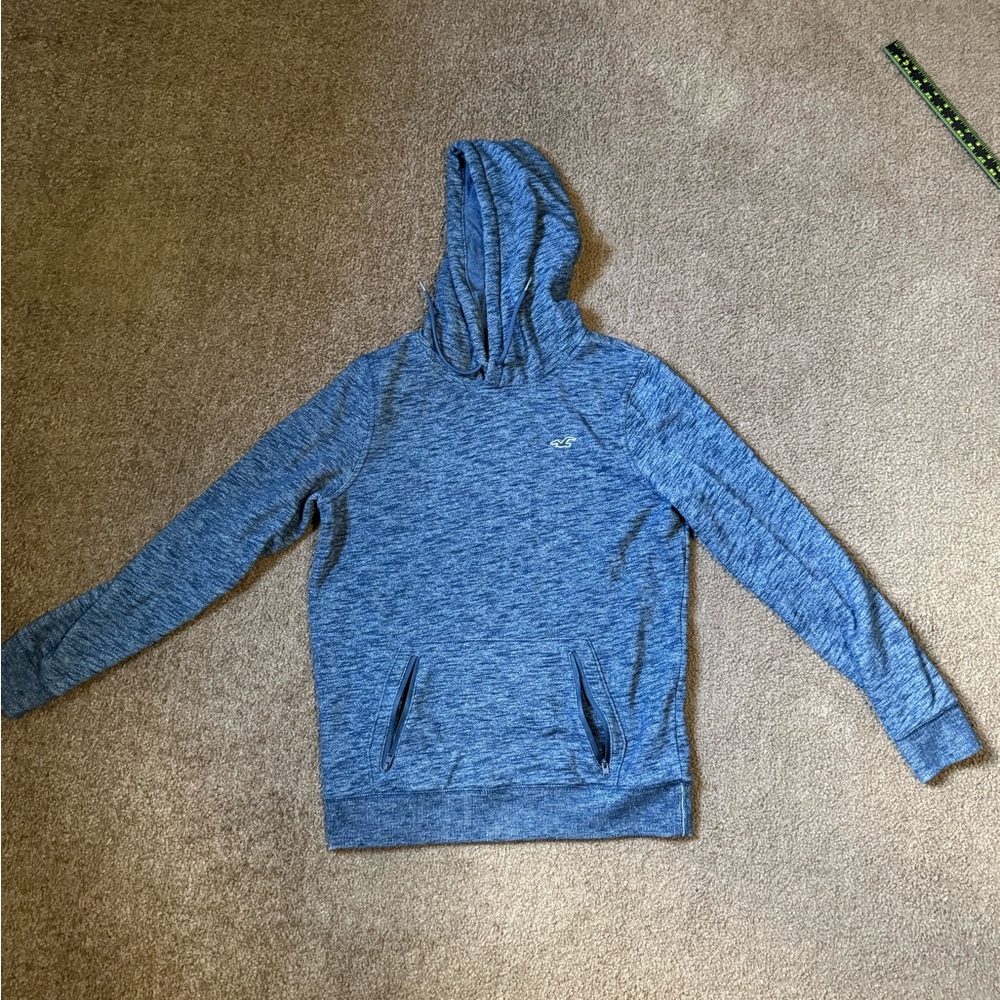 Men’s Medium Hollister Pullover Hoodie with Zip Pocket